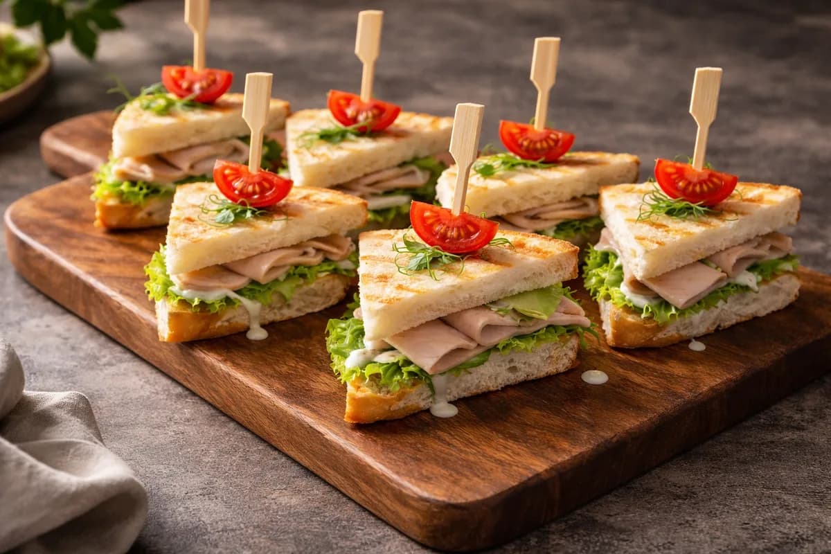 Mini Turkey Brioche Sandwiches